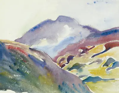 Krajobraz alpejski (Górne Engadyn), Giovanni Giacometti