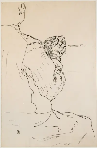 Giovanin de Vöja, studium do „Emmaus”, Giovanni Giacometti