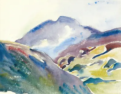 Wysoki krajobraz górski (Górne Engadyn), Giovanni Giacometti