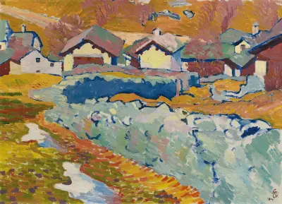 Wczesna wiosna w Stampie, Giovanni Giacometti