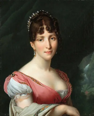 Portrét Hortense de Beauharnais, královny holandské, Anne Louis Girodet-Trioson