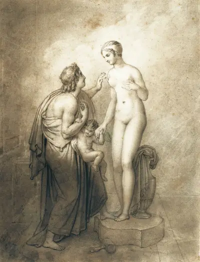 Pygmalion a Galatea, Anne Louis Girodet-Trioson