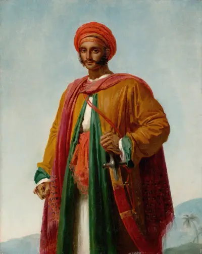 Studie k ‚Portrétu Indiána‘, Anne Louis Girodet-Trioson