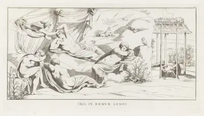 Iris in Domum Somni av Giulio Romano