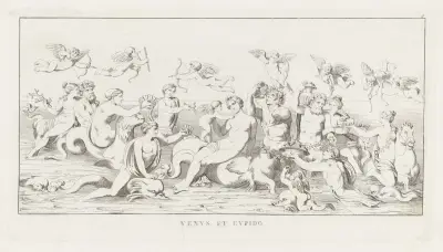 Venus et Cupido av Giulio Romano