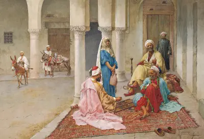 An Afternoon Game Of Backgammon av Giulio Rosati