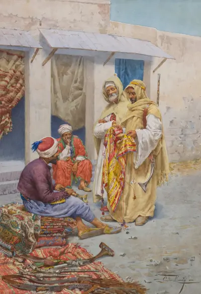 The Carpet Seller – nr 2 av Giulio Rosati