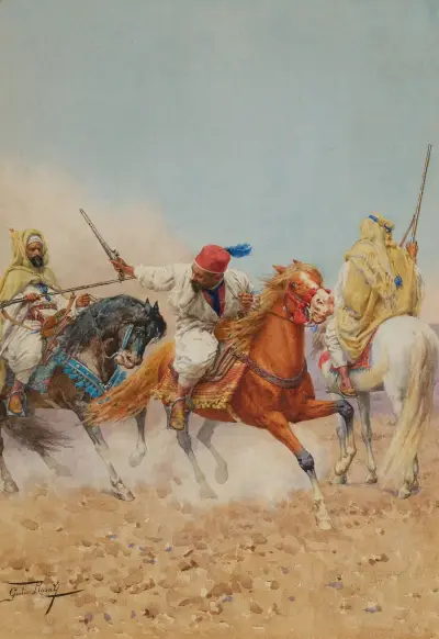 The Charge av Giulio Rosati