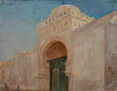 Kairouan (Eingang zur Barbier-Moschee), 1911 – Nr. 1 von Jan Ciągliński
