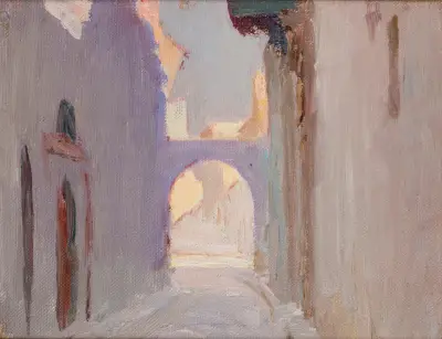 Tunis (eine Straße), 1909 von Jan Ciągliński