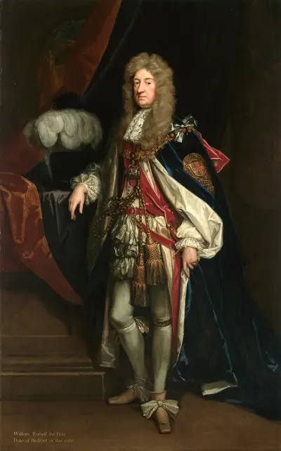 Portrait of William Russell, 1st Duke of Bedford (1616-1700) av Sir Godfrey Kneller