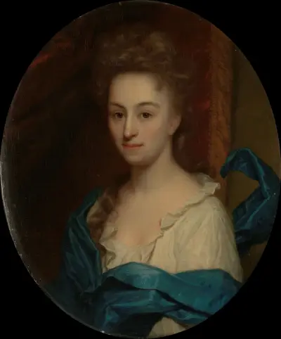 Portrait of Josina Clara van Citters (1671-1753), daughter of Josina Parduyn av Godfried Schalcken