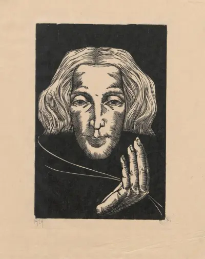 Głowa (Autoportret) av Wiktoria Goryńska