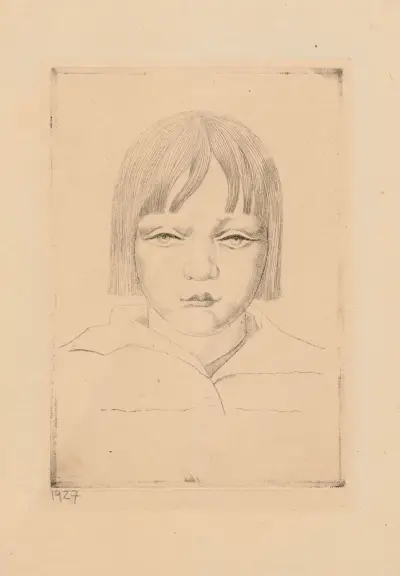 Portret dziewczynki av Wiktoria Goryńska