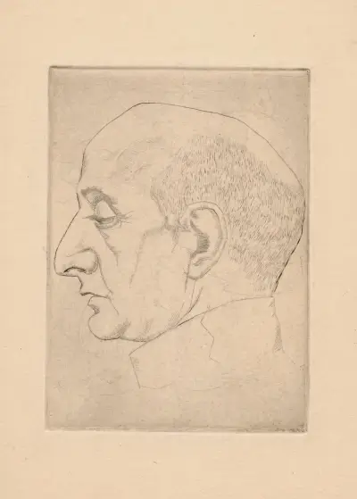 Portret mężczyzny, 1924 – nr 2 av Wiktoria Goryńska