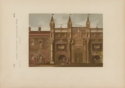 View of Moscow printing house av Fedor Grigoryevich Solntsev
