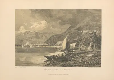 E. T. Compton – Locarno, on the Lago Maggiore av Theodor Gsell Fels