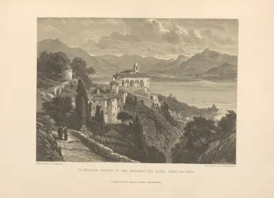 E. T. Compton – Pilgrimage Church of the Madonna del Sasso, near Locarno av Theodor Gsell Fels
