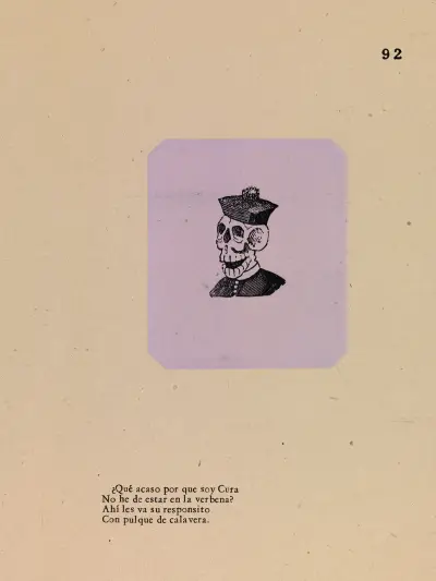 Calavera pro kněze, José Guadalupe Posada