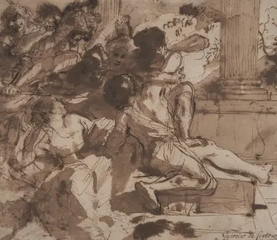 Samson Captured by the Philistines av Guercino