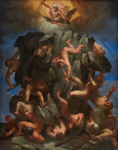 The Fall of the Giants av Guido Reni