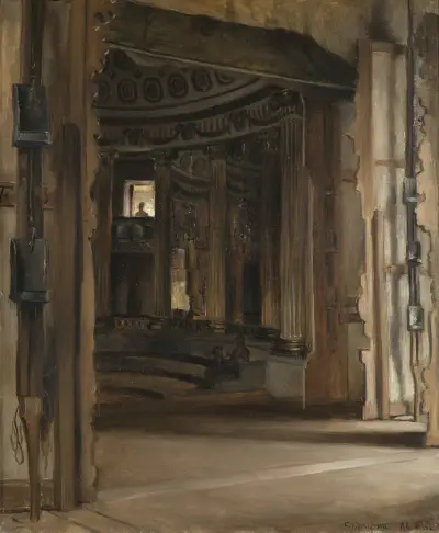 The Theatre at Gripsholm von Gustaf Cederström