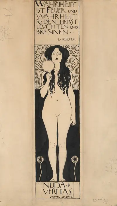 Nuda Veritas av Gustav Klimt