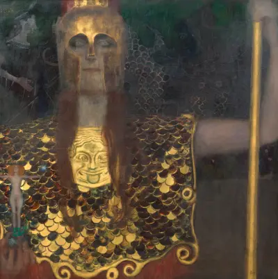 Pallas Athene av Gustav Klimt