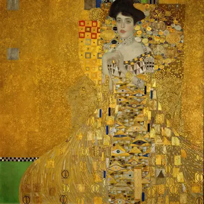 Portrait of Adele Bloch-Bauer I av Gustav Klimt