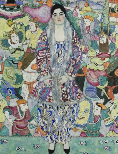 Portrait of Friederike Maria Beer av Gustav Klimt