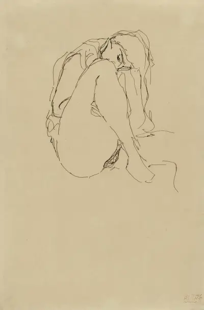 Tod und Leben av Gustav Klimt