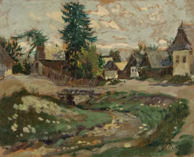 A Village Brook, Gustáv Mallý