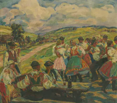 Village Dance, Gustáv Mallý