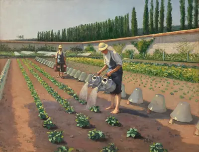 Les Jardiniers av Gustave Caillebotte