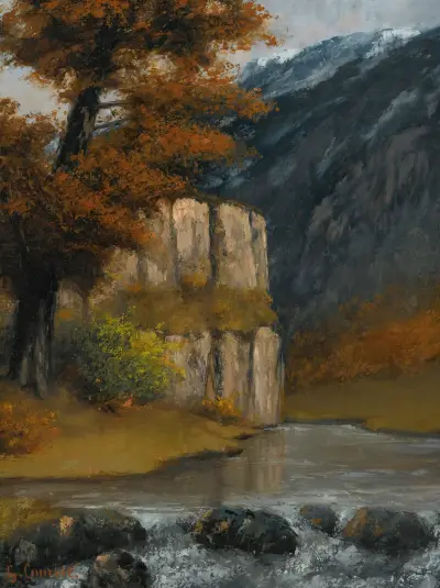 Krajobraz w okolicy Ornans, Gustave Courbet