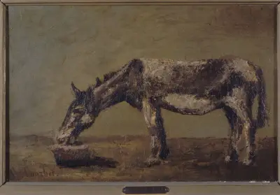 L’âne av Gustave Courbet