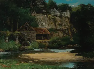 Młyn, Gustave Courbet