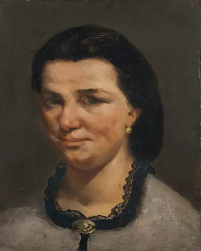 Portrait de femme, 1850 av Gustave Courbet