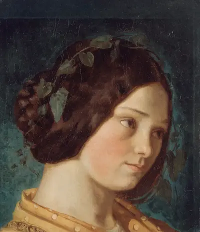 Portrait de Zélie Courbet av Gustave Courbet