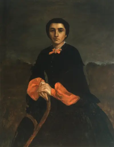 Portrét ženy, Juliette Courbet, Gustave Courbet