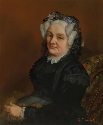 Portrait of Madame Sophie Loiseau av Gustave Courbet