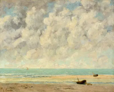 The Calm Sea av Gustave Courbet