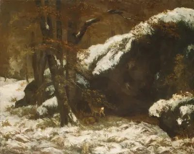 The Deer av Gustave Courbet