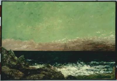The Mediterranean av Gustave Courbet