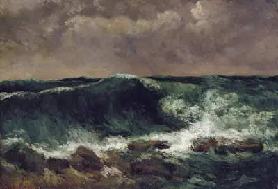 The Wave, 1869 – nr 1 av Gustave Courbet