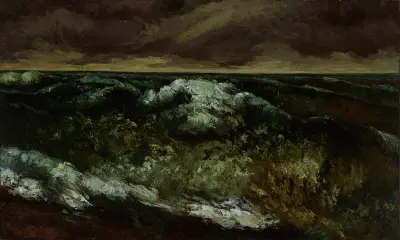 The Wave – nr 1 av Gustave Courbet