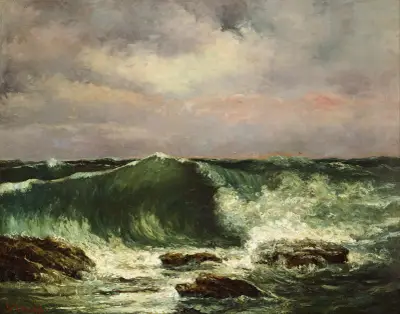 Waves av Gustave Courbet