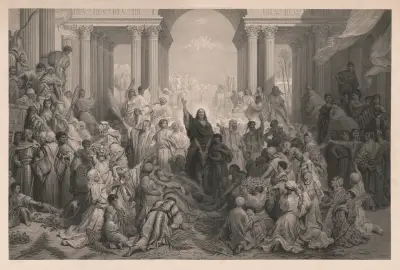 Christ’s entry into Jerusalem av Gustave Doré