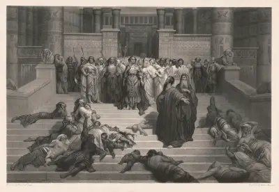 Moses before Pharaoh av Gustave Doré