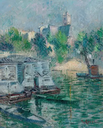 Saint-Gervais, Paris av Gustave Loiseau